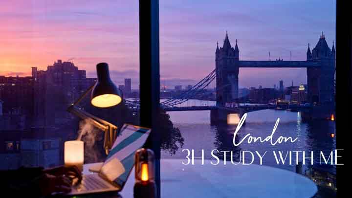 3-Hour London Sunrise Study With Me with Pomodoro 50-10 1 3-Hour London Sunrise Study With Me with Pomodoro 50-10