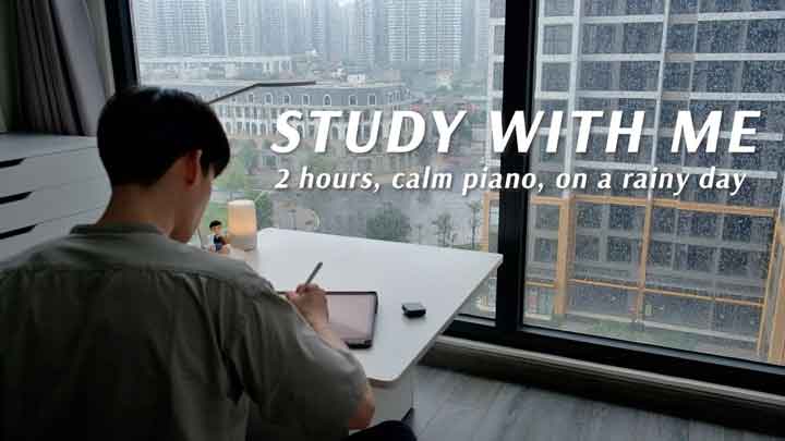 2-Hour Rainy Day Pomodoro Study with Calm Piano (25/5) 13 2-Hour Rainy Day Pomodoro Study with Calm Piano (25/5)
